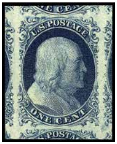 Block of 4 Stamps Stolen from Ethel B. McCoy in 1955