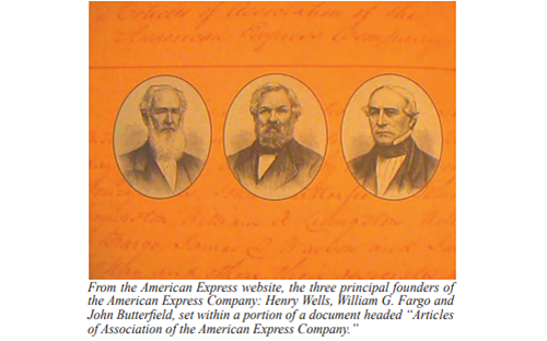 The three principal founders of the American Express Company
