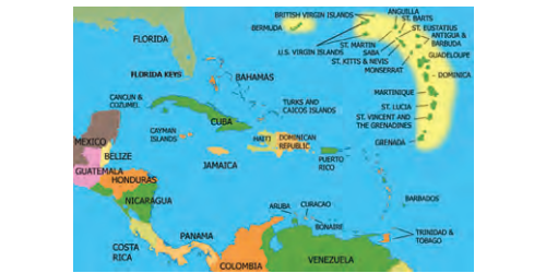 The Gem-Studded Divide . . . Caribbean