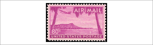 80 cent U.S. Air Mail Postage Stamp