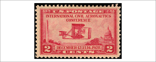 2 cent U.S. Postage Stamp International Civil Aeronautics Conference