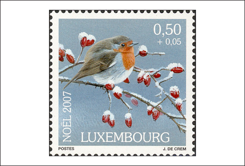 Luxembourg Christmas Stamp, 2007
