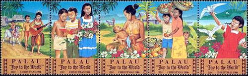 Palau Christmas Stamp, 1986