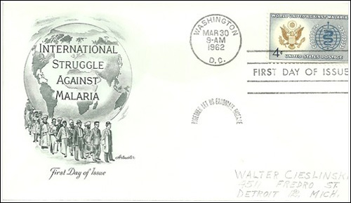 U.S.A. Health Stamp against Malaria