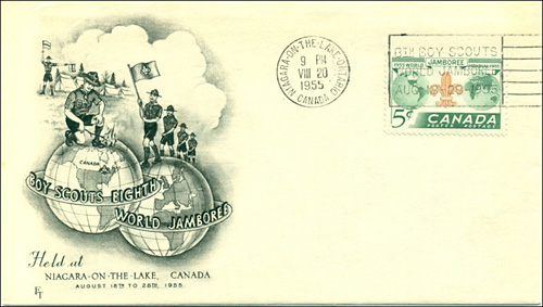 1955 World Jamboree Cover, Canadas