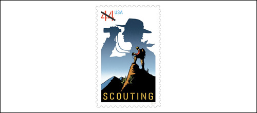 Celebrate Scouting Postage Stamp 2010