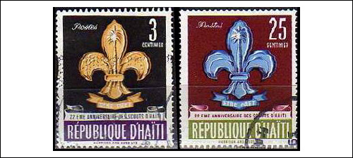 Haiti Scouting Postage Stamps