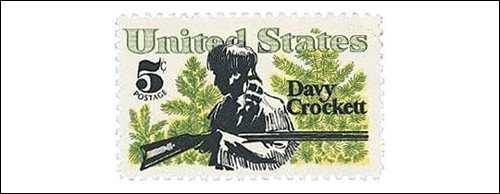 Davy Crockett Stamp