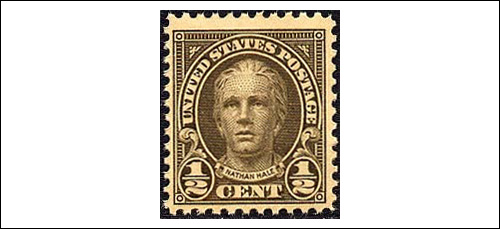 Nathan Hale Stamp