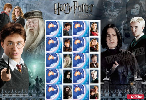 Harry Potter Stamps - Australia