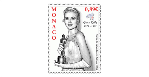 Grace Kelly Stamp - Monaco