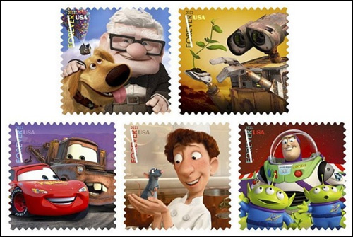 Pixar Film Stamps