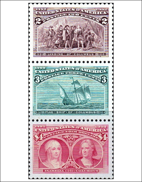 Christopher Columbus Commemorative Stamps