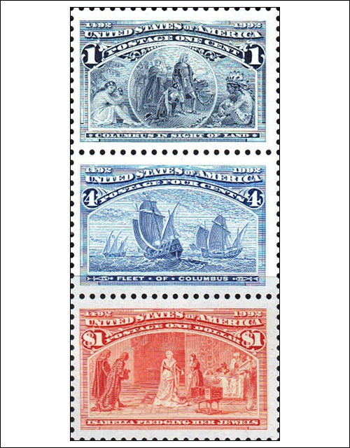 Christopher Columbus Commemorative Stamps