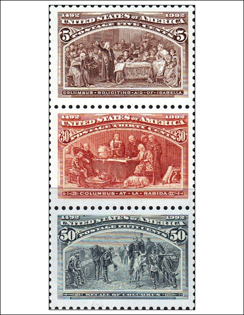 Christopher Columbus Commemorative Stamps