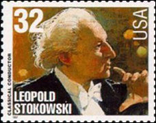 Leopold Stokowski Stamp, USA, 32 cents