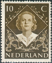 Juliana, Queen of Netherlands Stamp