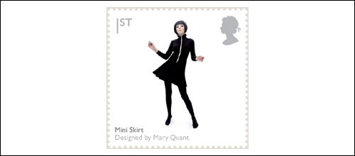 Mary Quant Stamp, British
