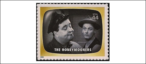 Jackie Gleason Stamp, U.S. Posgagte 44 cent stamp
