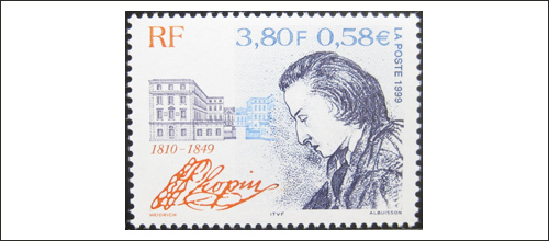 Frederic F. Chopin Stamp
