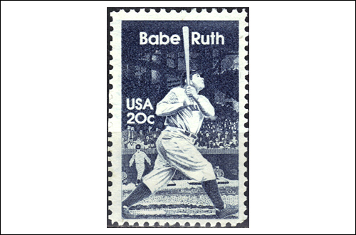 Babe Ruth Stamp, USA 20 cents