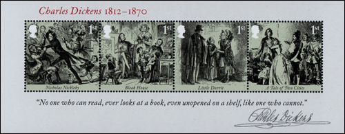 Charles Dickens Stamps, British