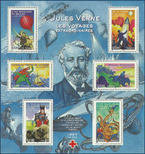 Jules Verne Stamps