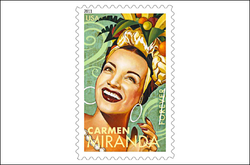 Carmen Miranda Forever Stamp, USA 2011
