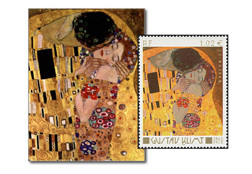 Gustav Klimt Stamp
