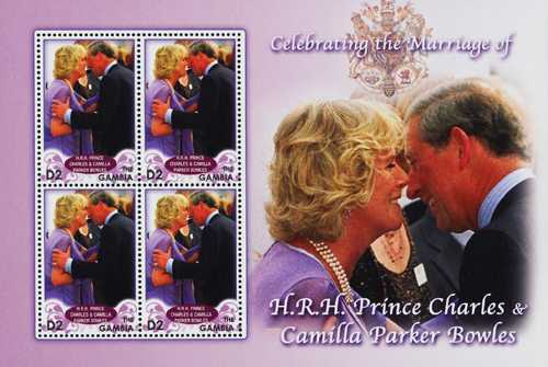 Camilla Parker Bowles First Day Cover and Stamp