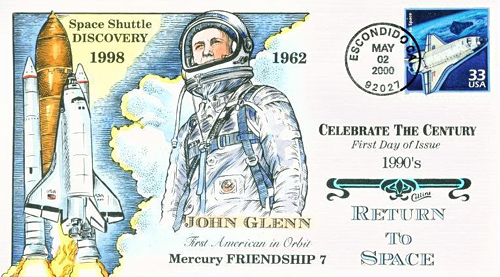 John H Glenn Jr First Day Cover