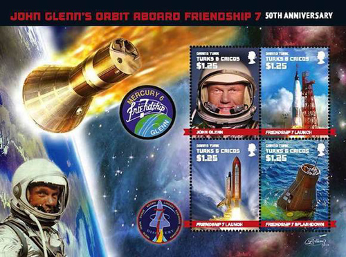 John H. Glenn Jr. First Day Cover and Stamp