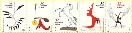 Alexander Calder Stamps, 32 cents USA