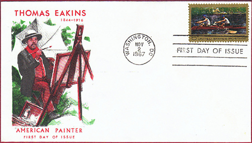 Thomas Eakins First Day Cover and Stamp