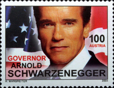 Arnold Schwarzenegger Stamp