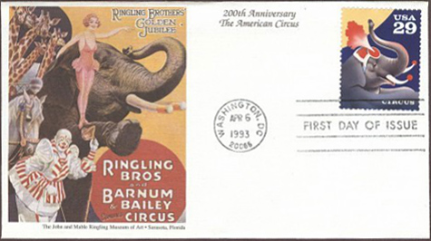 James Anthony Bailey First Day Cover
