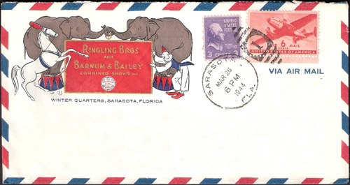 Phineas T. Barnum First Day Cover