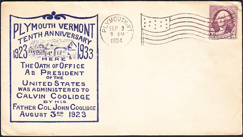 Calvin Coolidge First Day Cover