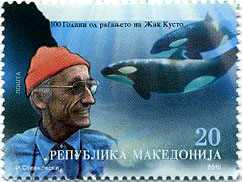 Jacques-Yves Cousteau Stamp