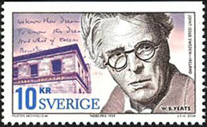 William Butler Yeats Stamp