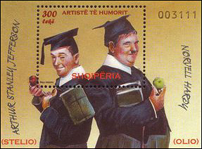 Stan Laurel and Oliver Hardy Stamp