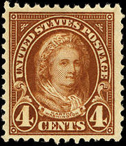 Martha Washington Stamp, USA 4 cents