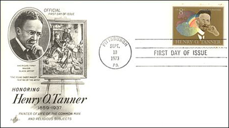 Henry O. Tanner Cover and Stamp, USA 8 Cents