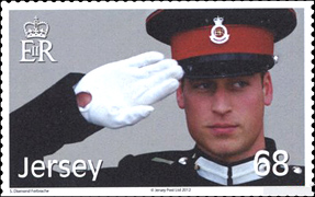 Prince William Stamp, Jersey