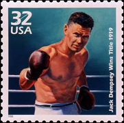 Jack Dempsey Stamp, USA 32 Cents