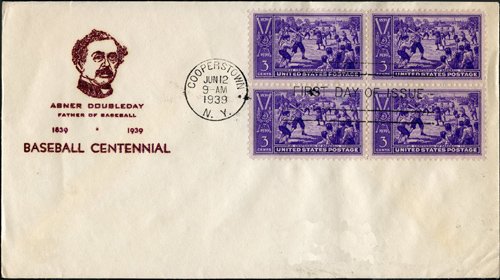 Abner Doubleday Cover, Basball Centennial