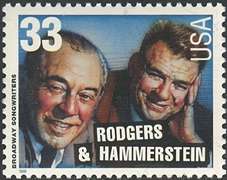 Rodgers and Hammerstein Stamp, USA 33 Cents