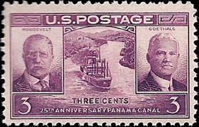 George Washington Goethals Stamp, USA 3 Cents