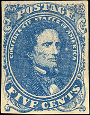 Jefferson F. Davis Stamp, USA 5 cents