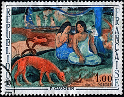 Paul Gaugin Stamp, France